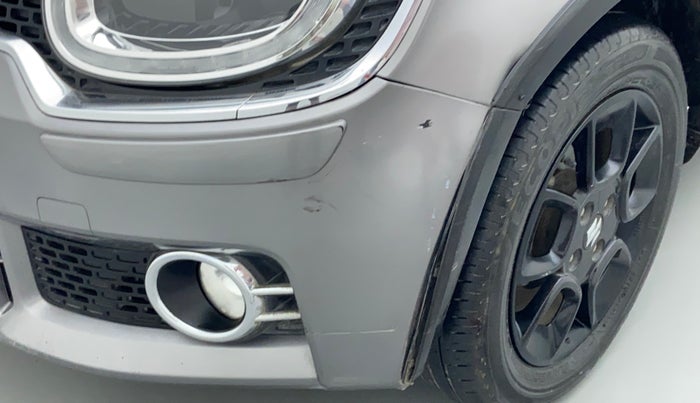 2019 Maruti IGNIS ALPHA 1.2, Petrol, Manual, 29,558 km, Front bumper - Bumper cladding minor damage/missing