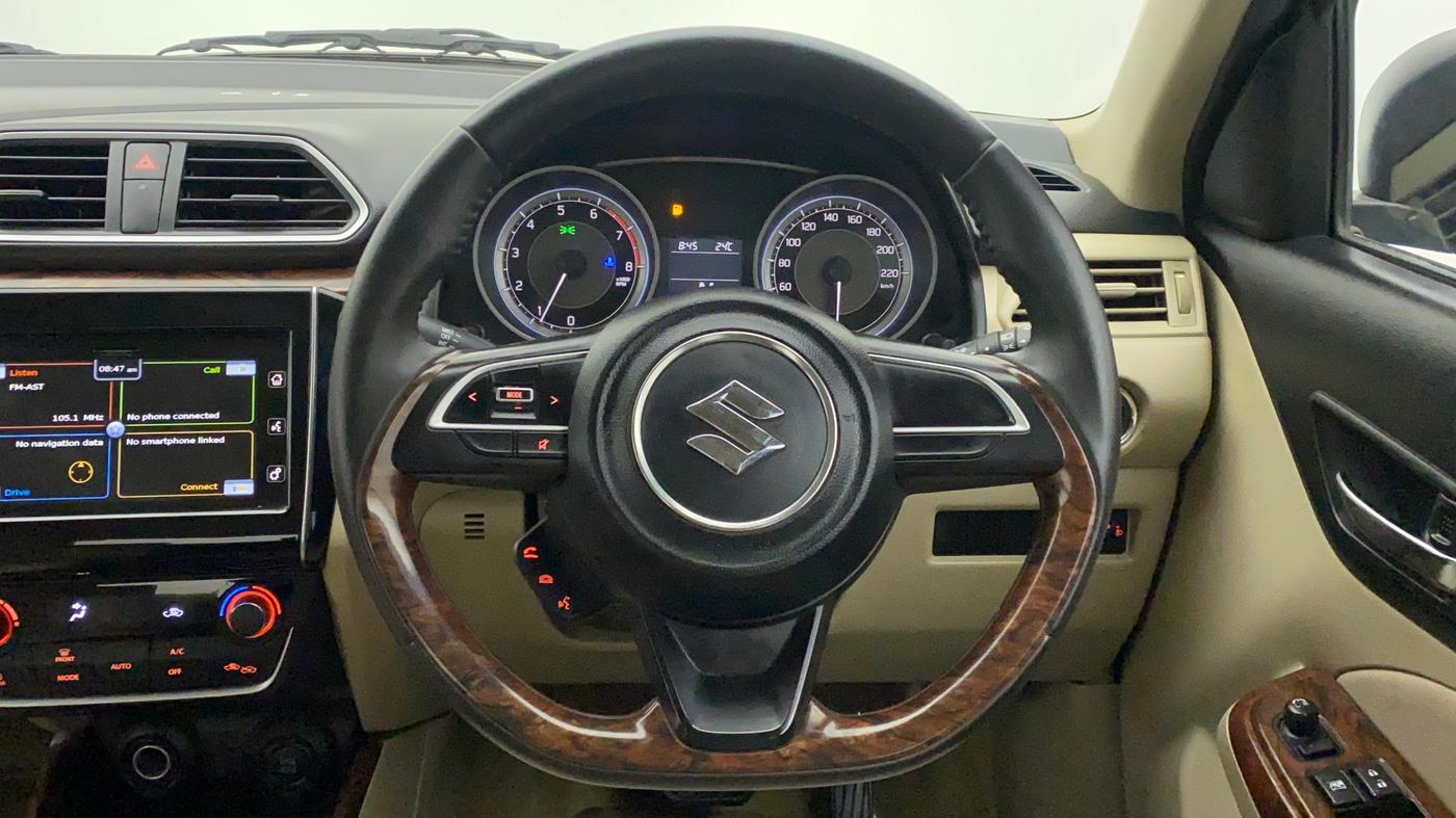 2018 Maruti Dzire ZXI PLUS AMT, Petrol, Automatic, 35,198 km, Steering Wheel Close Up