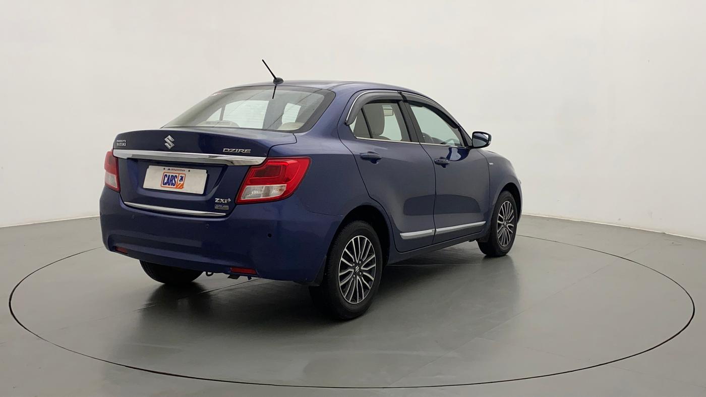 2018 Maruti Dzire ZXI PLUS AMT, Petrol, Automatic, 35,198 km, Right Back Diagonal