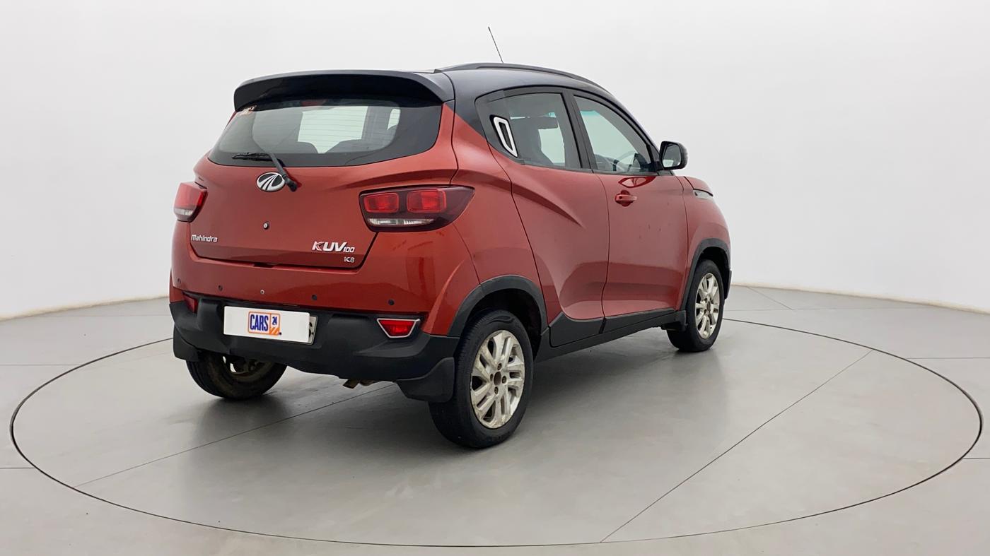 2017 Mahindra Kuv100 K8 6 STR, Petrol, Manual, 81,576 km, Right Back Diagonal