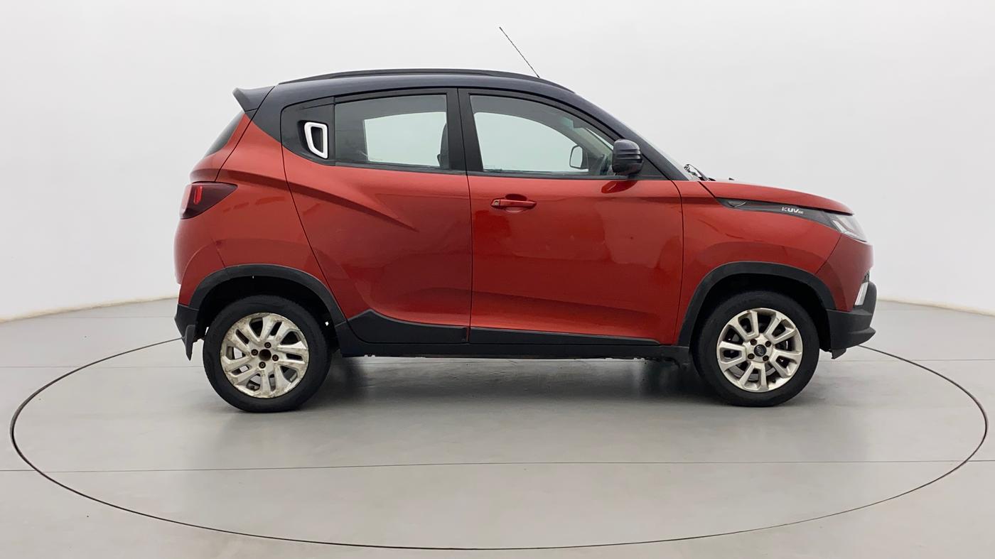 2017 Mahindra Kuv100 K8 6 STR, Petrol, Manual, 81,576 km, Right Side View