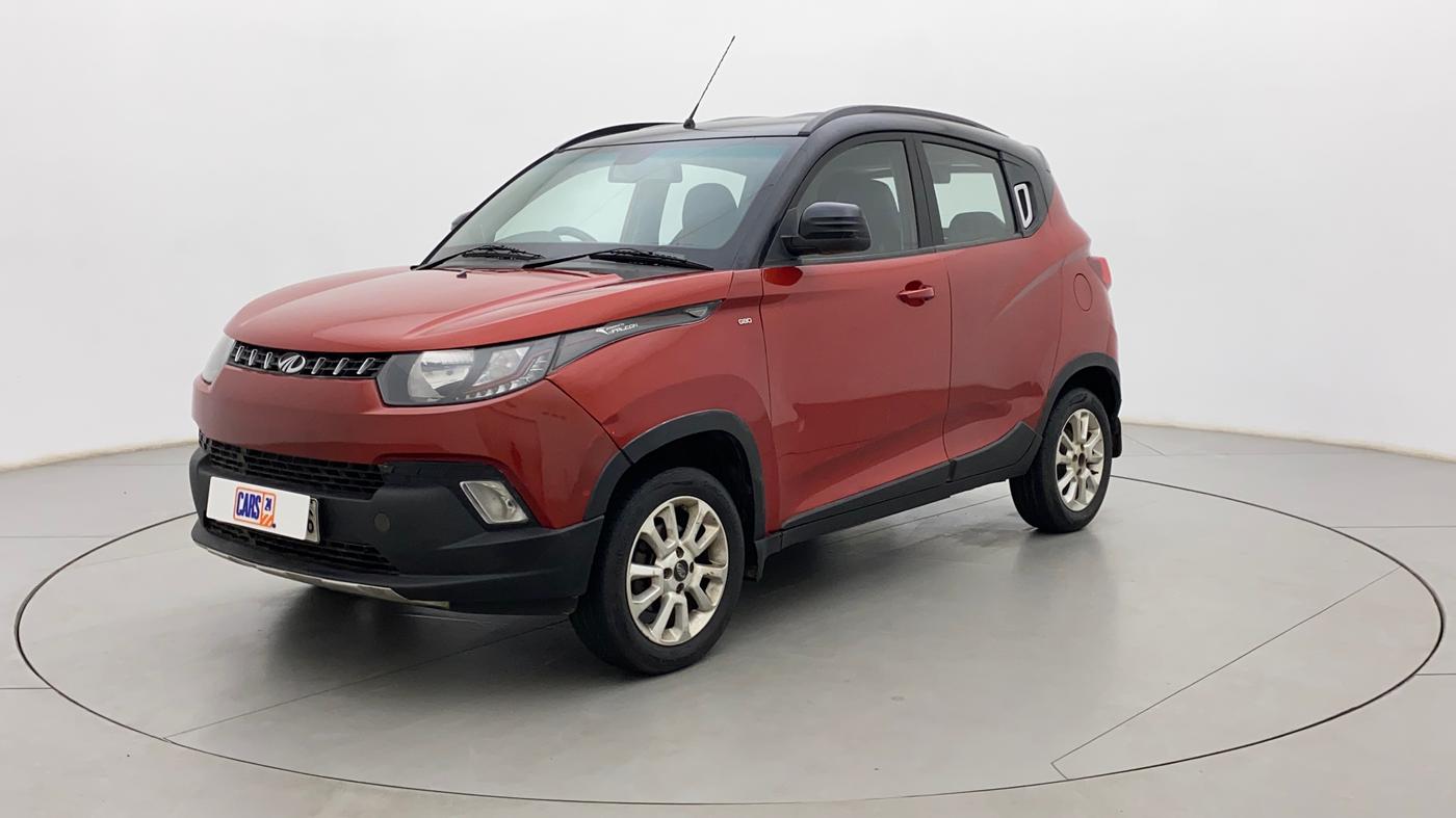 2017 Mahindra Kuv100 K8 6 STR, Petrol, Manual, 81,576 km, Left Front Diagonal