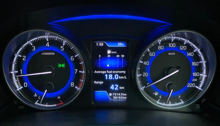 2016 Maruti Baleno ZETA PETROL 1.2, Petrol, Manual, 58,163 km, Odometer Image