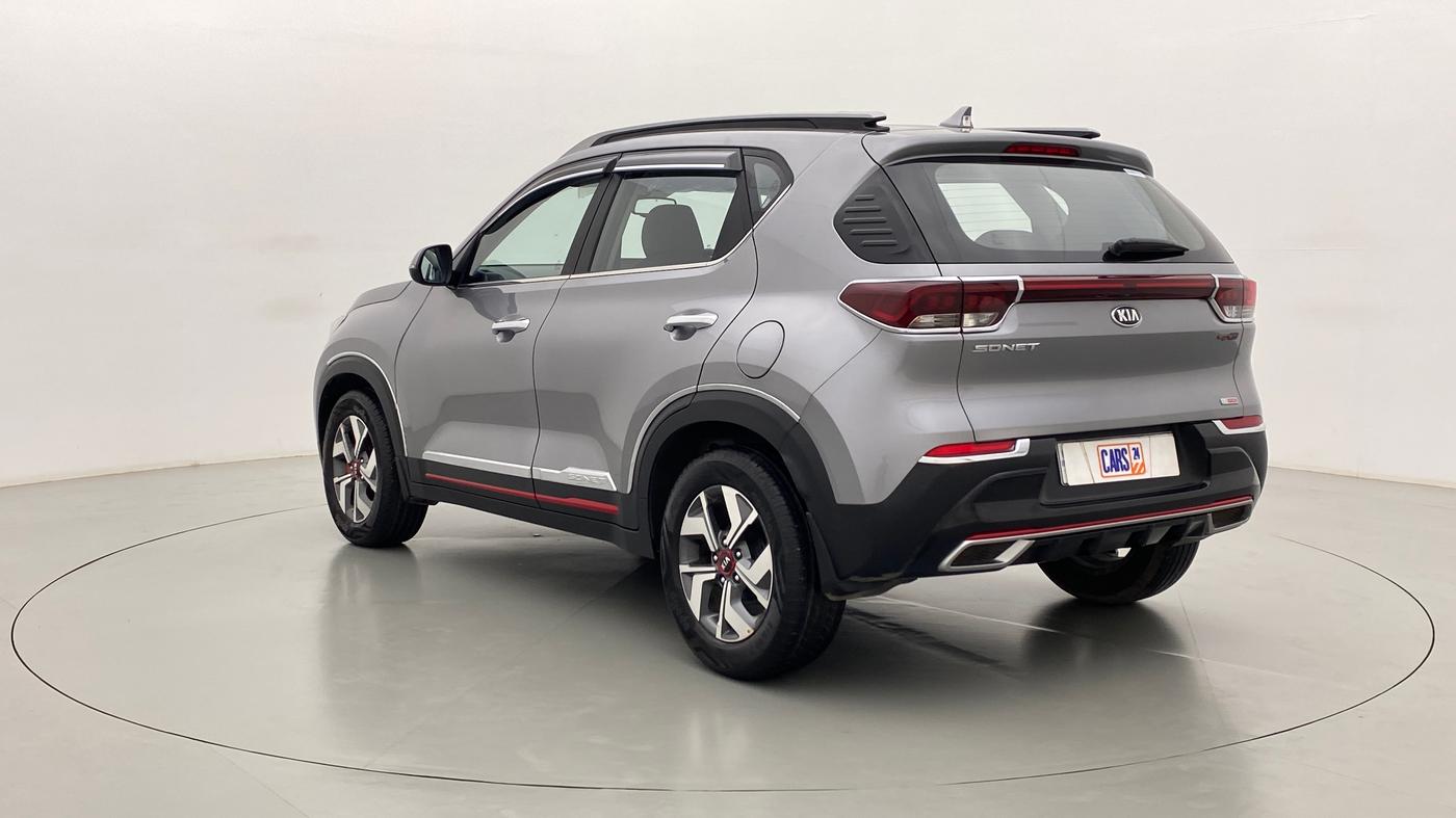 2020 KIA SONET GTX PLUS DCT 1.0, Petrol, Automatic, 7,904 km, Left Back Diagonal
