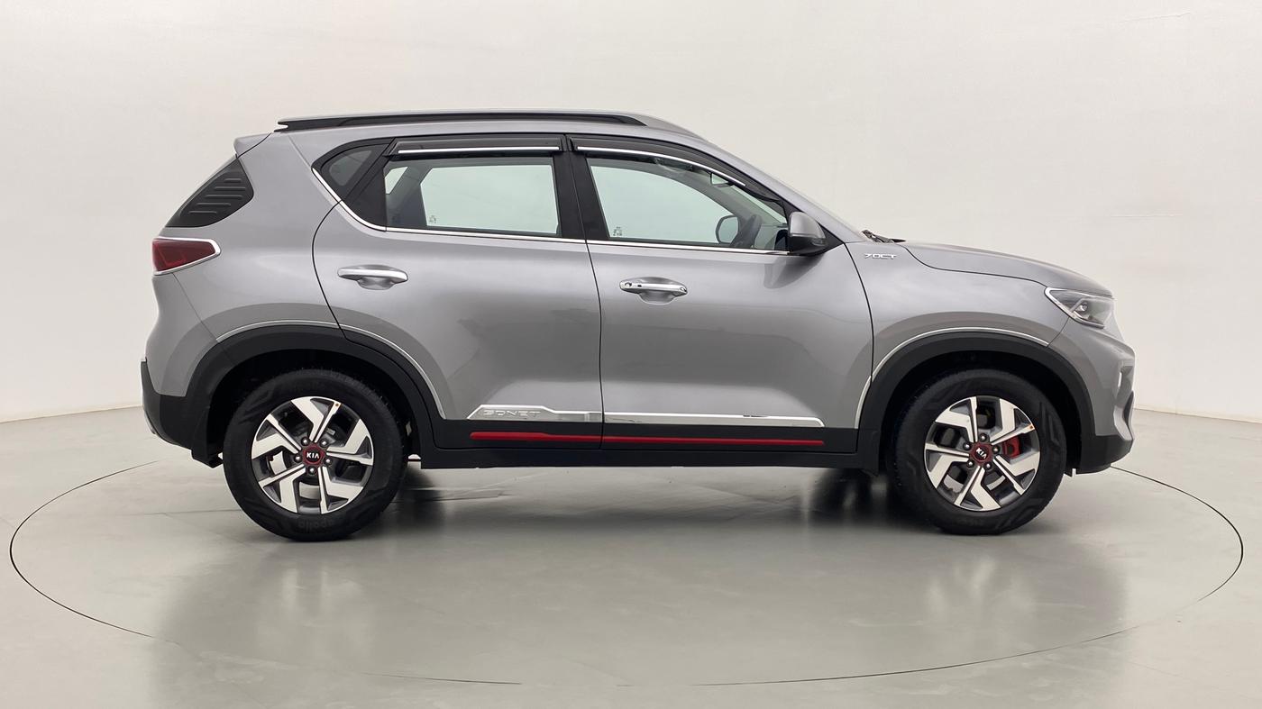 2020 KIA SONET GTX PLUS DCT 1.0, Petrol, Automatic, 7,904 km, Right Side View