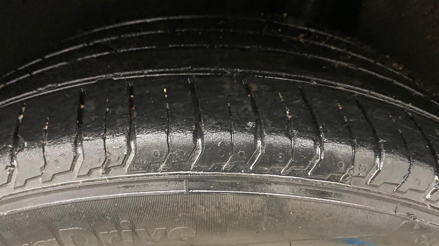 2018 Maruti Baleno ALPHA CVT PETROL 1.2, Petrol, Automatic, 60,303 km, Left Rear Tyre Tread