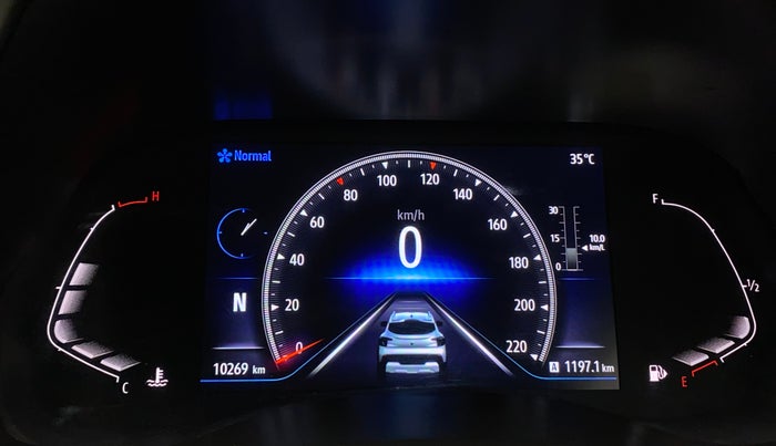 2021 Renault Kiger RXZ AMT, Petrol, Automatic, 10,266 km, Odometer Image