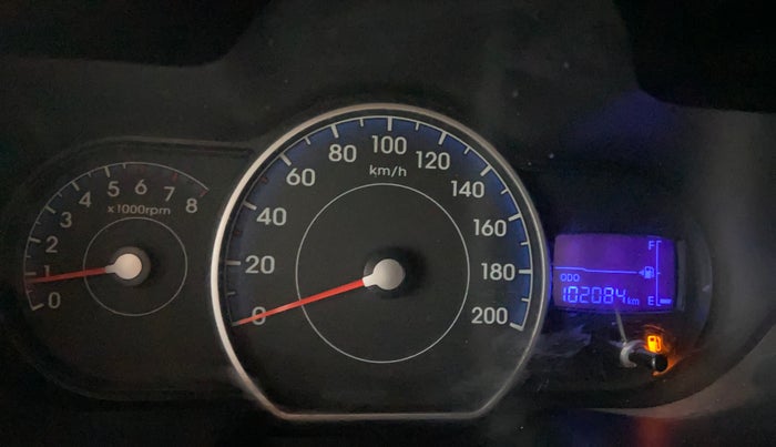 2016 Hyundai i10 SPORTZ 1.1, Petrol, Manual, 1,02,064 km, Odometer Image