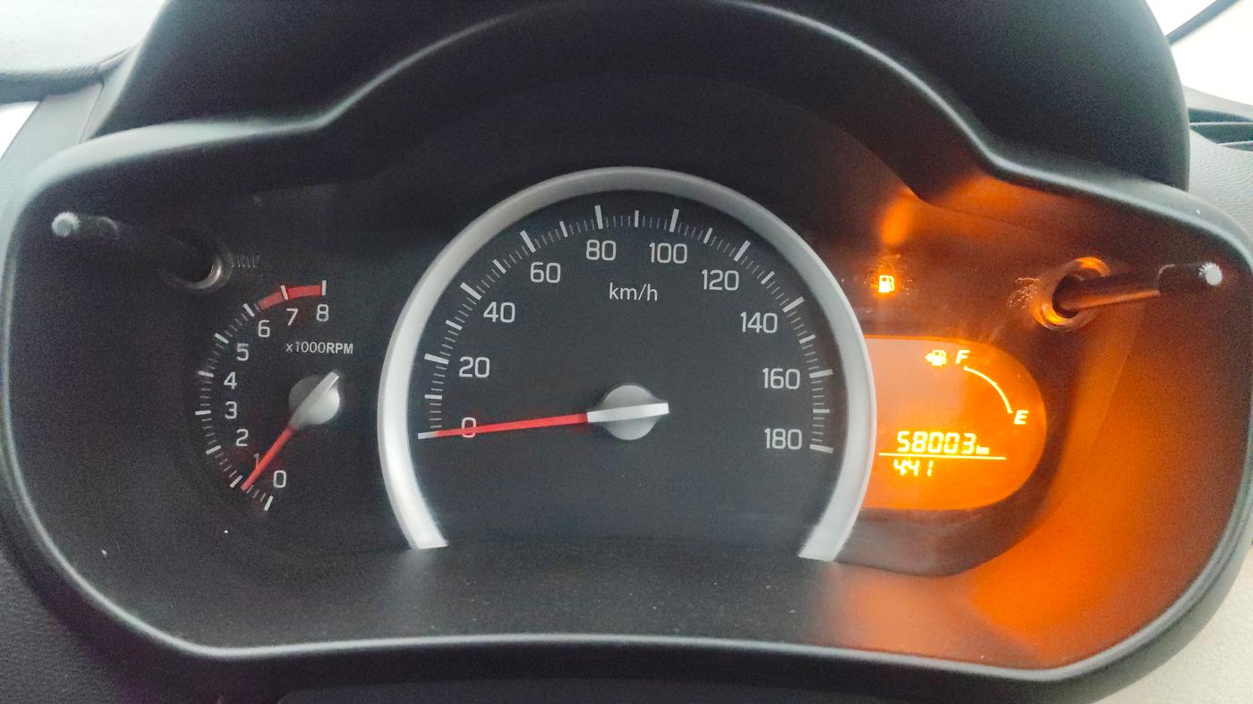 2020 Maruti Celerio ZXI (O), Petrol, Manual, 57,977 km, Odometer Image