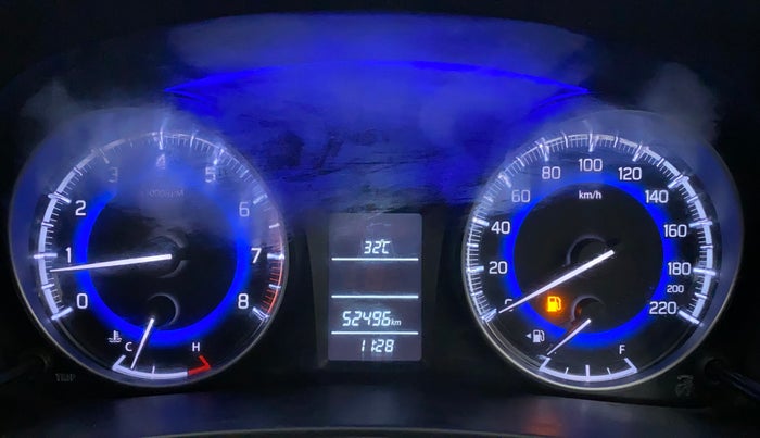 2021 Maruti Baleno DELTA PETROL 1.2, Petrol, Manual, 52,496 km, Odometer Image