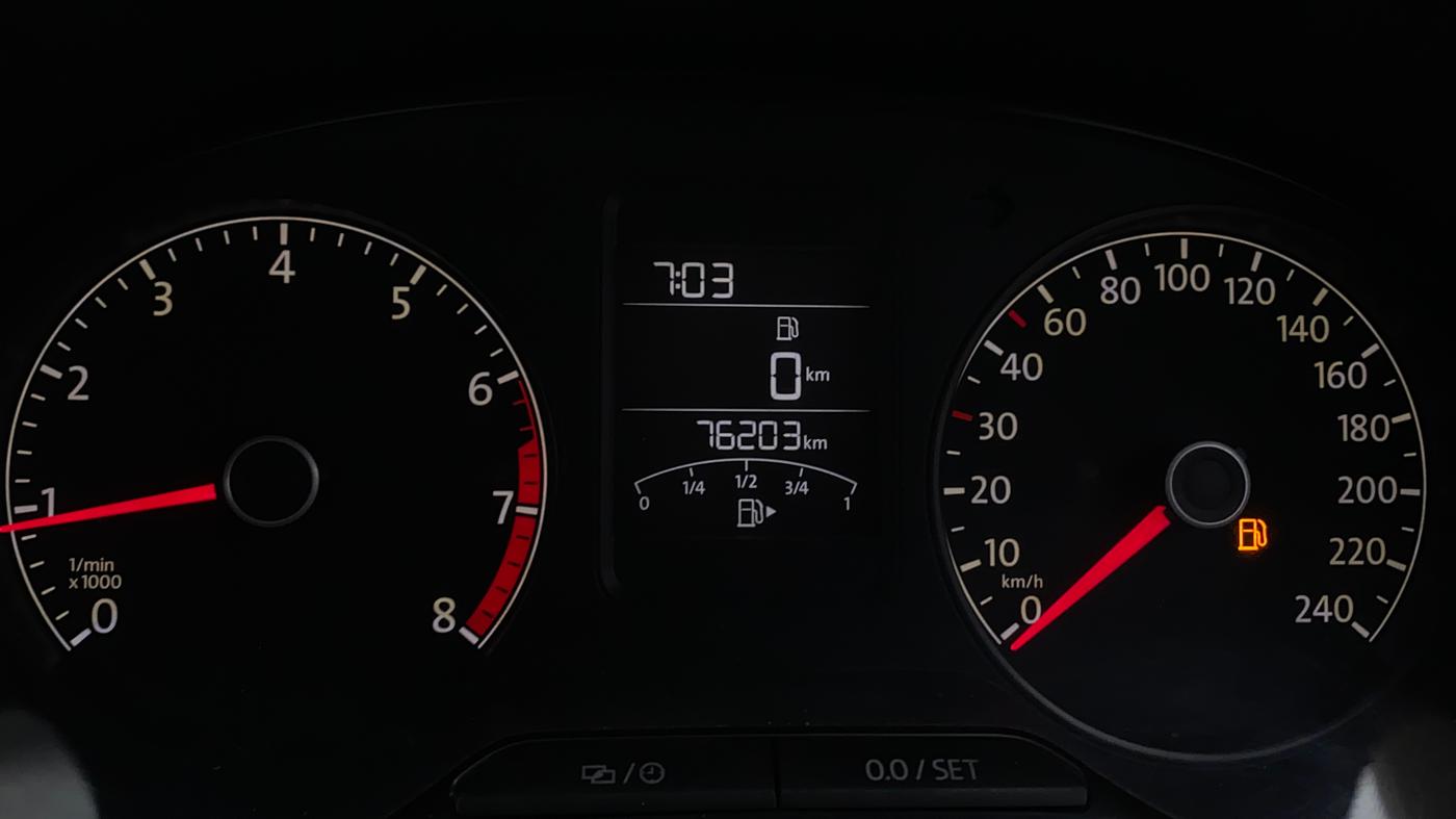 2017 Volkswagen Ameo COMFORTLINE 1.2L, Petrol, Manual, 76,214 km, Odometer Image