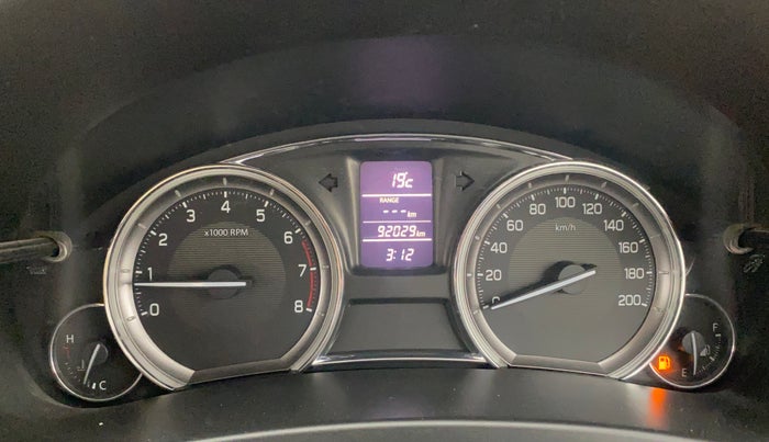 2018 Maruti Ciaz DELTA 1.4 MT PETROL, Petrol, Manual, 91,969 km, Odometer Image