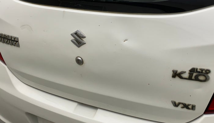 2017 Maruti Alto K10 VXI, Petrol, Manual, 41,724 km, Dicky (Boot door) - Minor scratches