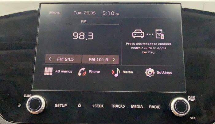 2022 KIA CARENS PRESTIGE PLUS 1.4 PETROL 7 STR, Petrol, Manual, 25,961 km, Infotainment System