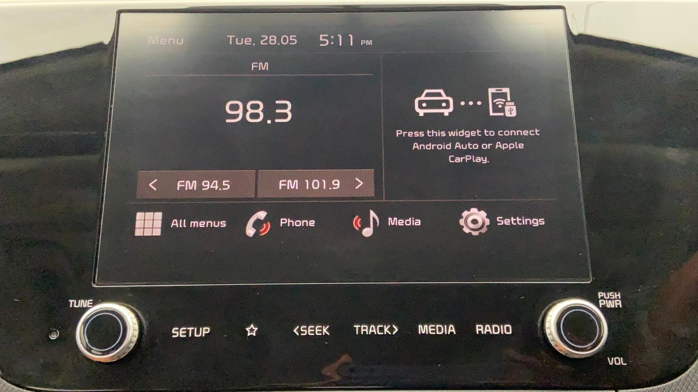 2022 KIA CARENS PRESTIGE PLUS 1.4 PETROL 7 STR, Petrol, Manual, 25,961 km, Touchscreen Infotainment System