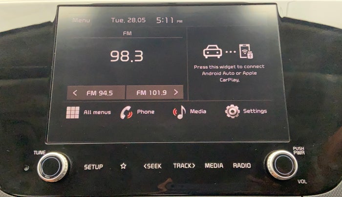 2022 KIA CARENS PRESTIGE PLUS 1.4 PETROL 7 STR, Petrol, Manual, 25,961 km, Touchscreen Infotainment System