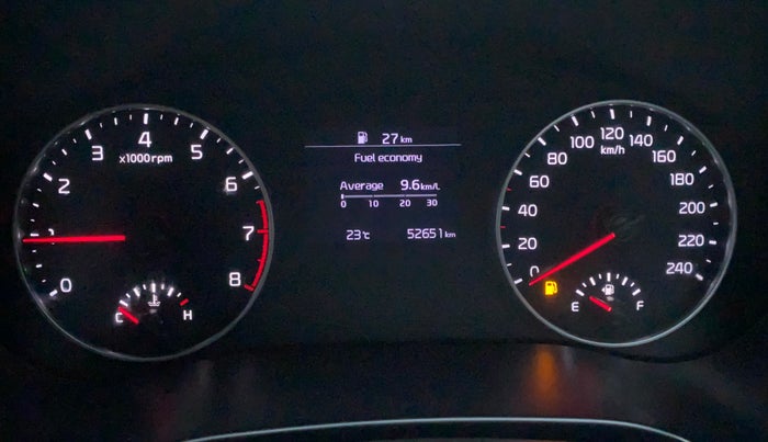 2020 KIA SELTOS HTX 1.5 PETROL, Petrol, Manual, 52,650 km, Odometer Image