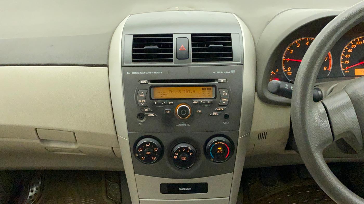 2010 Toyota Corolla Altis J PETROL, Petrol, Manual, 76,323 km, Air Conditioner