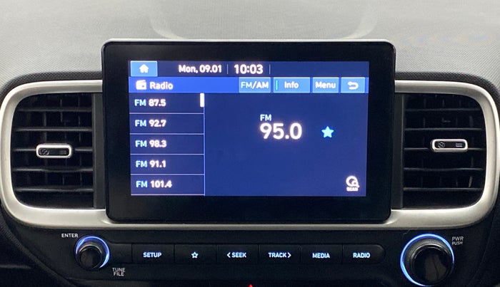 2021 Hyundai VENUE 1.0L Turbo GDI SX MT, Petrol, Manual, 7,135 km, Infotainment System