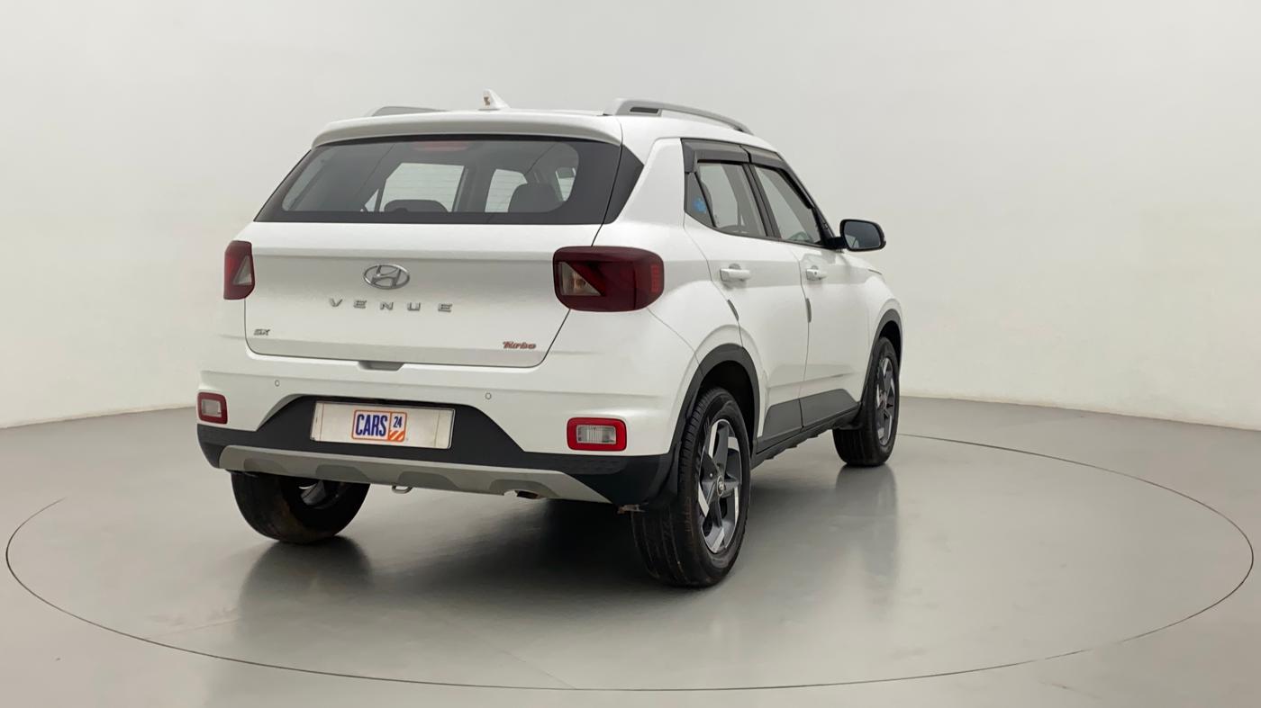 2021 Hyundai VENUE 1.0L Turbo GDI SX MT, Petrol, Manual, 7,135 km, Right Back Diagonal