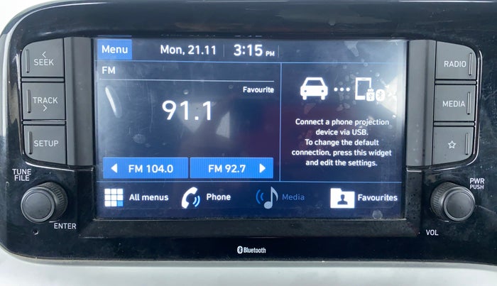2020 Hyundai GRAND I10 NIOS SPORTZ PETROL, Petrol, Manual, 21,706 km, Infotainment System