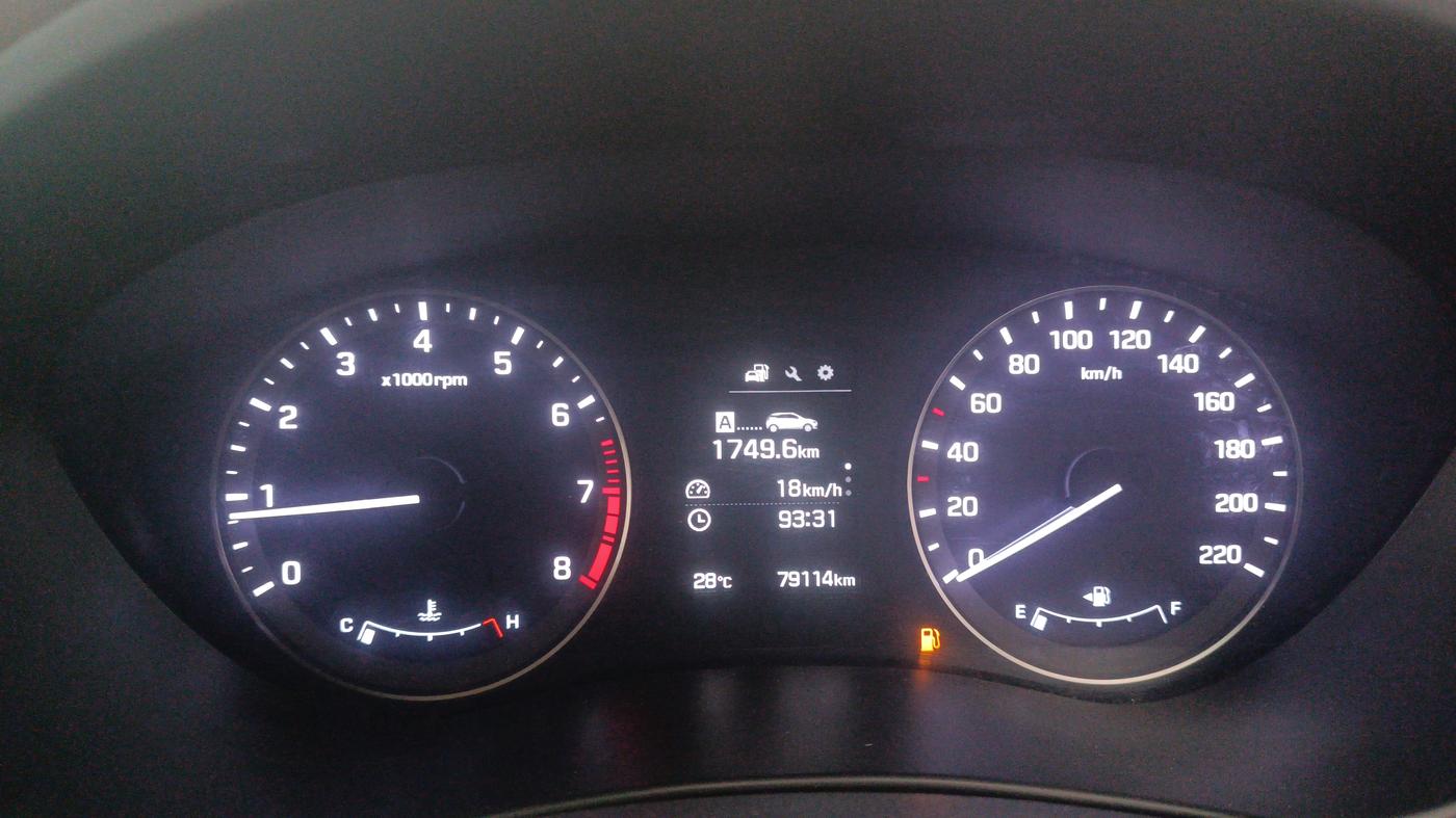 2017 Hyundai Elite i20 ASTA 1.2 (O), Petrol, Manual, 79,113 km, Odometer Image