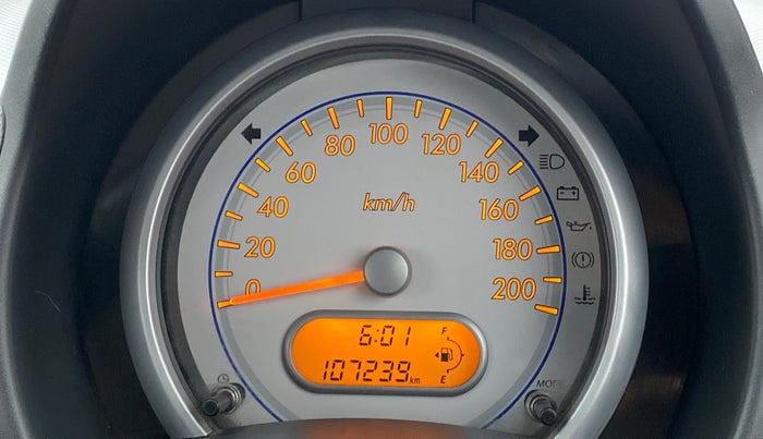 2013 Maruti Ritz VXI, Petrol, Manual, 1,07,239 km, Odometer Image