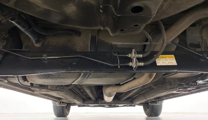 2013 Maruti Ritz VXI, Petrol, Manual, 1,07,239 km, Rear Underbody