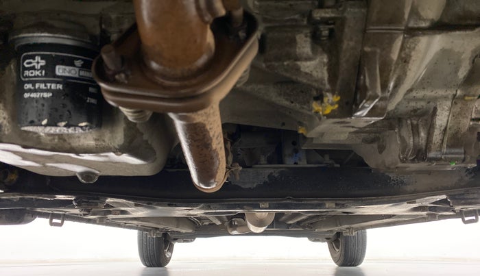 2013 Maruti Ritz VXI, Petrol, Manual, 1,07,239 km, Front Underbody