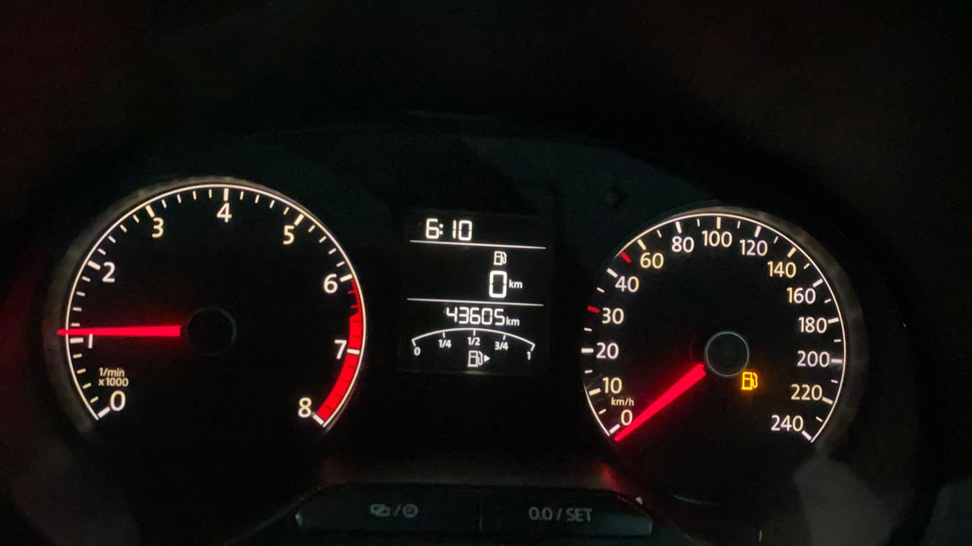 2018 Volkswagen Polo COMFORTLINE 1.0L MPI, Petrol, Manual, 43,661 km, Odometer Image