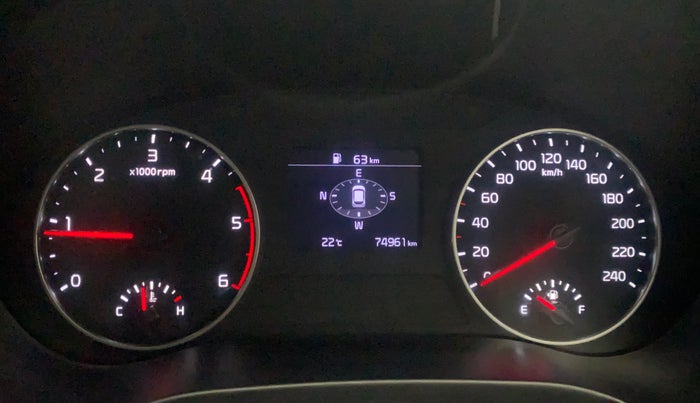 2020 KIA SELTOS HTX 1.5 DIESEL, Diesel, Manual, 74,958 km, Odometer Image