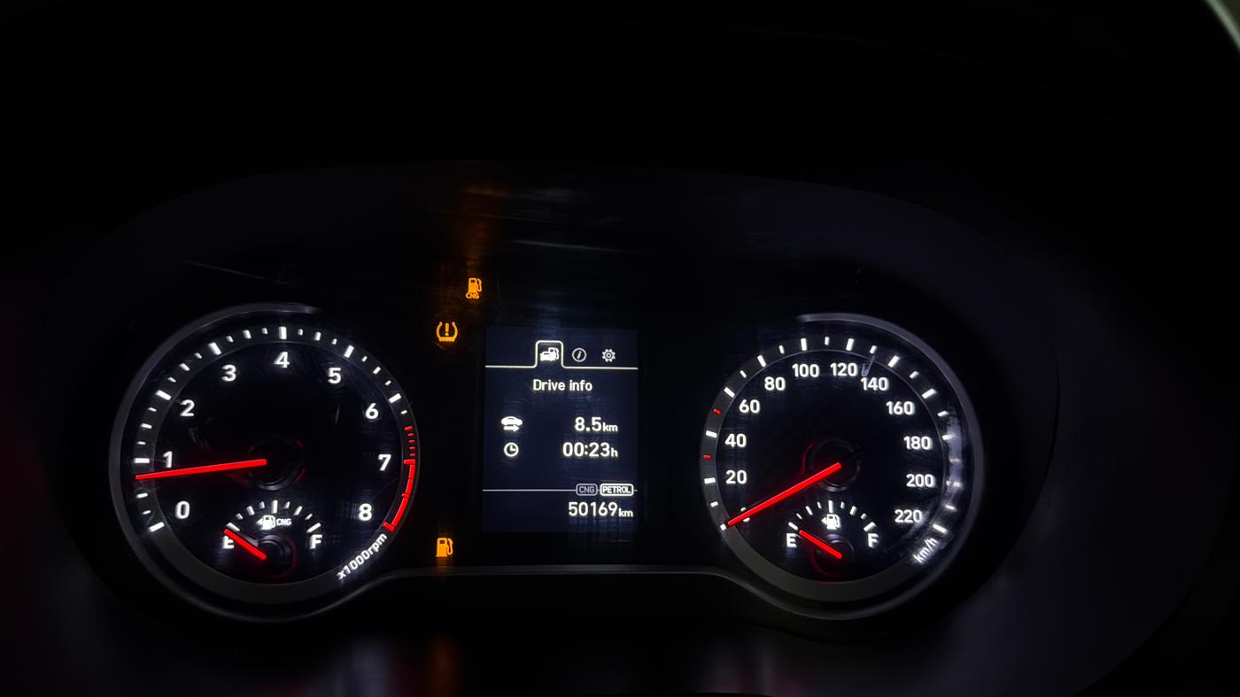 2023 Hyundai AURA S 1.2 CNG, CNG, Manual, 50,216 km, Odometer Image
