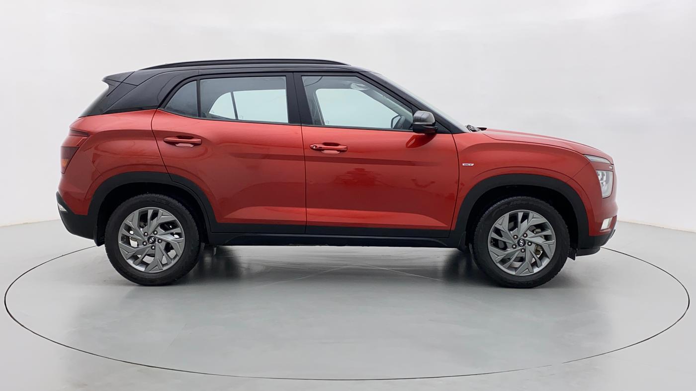 2020 Hyundai Creta 1.4 SX(O) TURBO GDI DCT DUAL TONE, Petrol, Automatic, 12,717 km, Right Side
