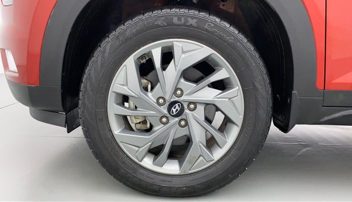 2020 Hyundai Creta 1.4 SX(O) TURBO GDI DCT DUAL TONE, Petrol, Automatic, 12,717 km, Left Front Wheel