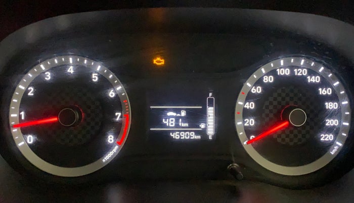 2021 Hyundai AURA E 1.2, Petrol, Manual, 46,871 km, Odometer Image