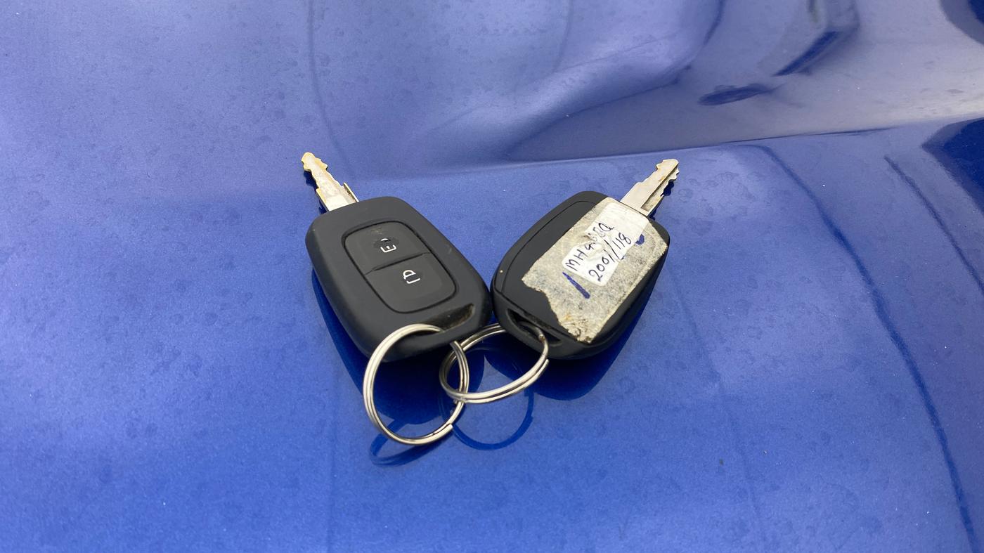 2019 Renault Kwid CLIMBER 1.0 AMT, Petrol, Automatic, 19,369 km, Key Close Up