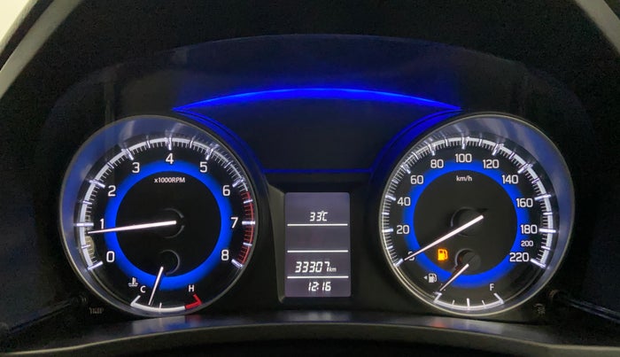 2018 Maruti Baleno DELTA PETROL 1.2, Petrol, Manual, 33,299 km, Odometer Image