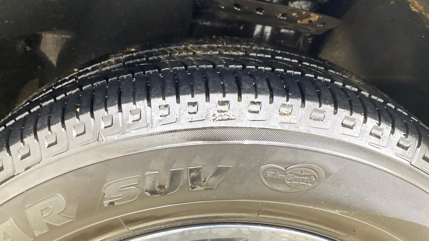 2021 Tata Harrier XZA PLUS 2.0L DARK EDITION, Diesel, Automatic, 94,343 km, Left Front Tyre Tread