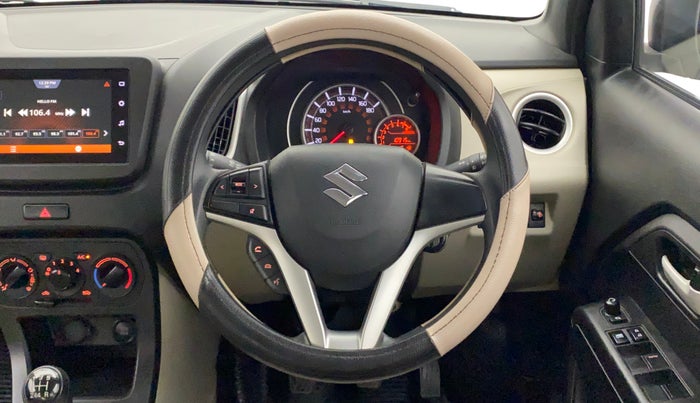 2020 Maruti New Wagon-R ZXI 1.2, Petrol, Manual, 10,952 km, Steering Wheel Close Up