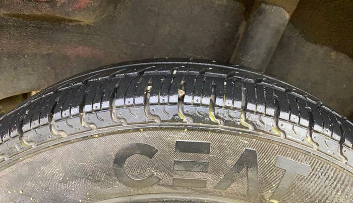 2018 Datsun Redi Go T(O) 1.0 AMT, Petrol, Automatic, 26,811 km, Left Rear Tyre Tread