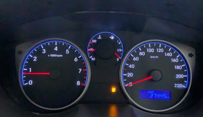 2012 Hyundai i20 MAGNA O 1.2, Petrol, Manual, 27,449 km, Odometer Image