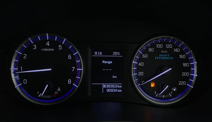 2021 Maruti S Cross ALPHA 1.5, Petrol, Manual, 90,927 km, Odometer Image
