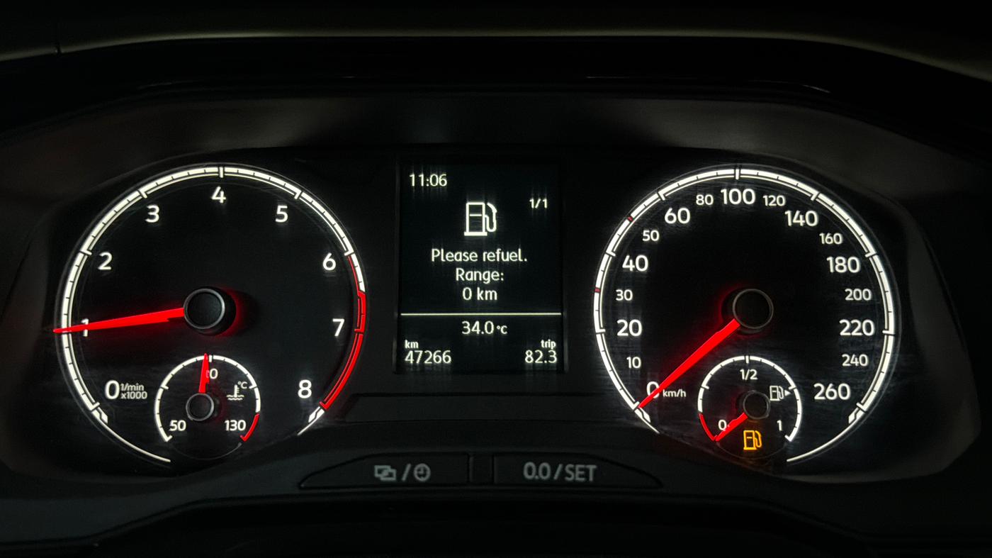 2022 Volkswagen VIRTUS HIGHLINE TSI 1.0 MT, Petrol, Manual, 47,238 km, Odometer Image