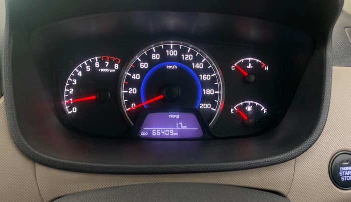 2013 Hyundai Grand i10 SPORTZ 1.2 KAPPA VTVT, Petrol, Manual, 66,409 km, Odometer Image
