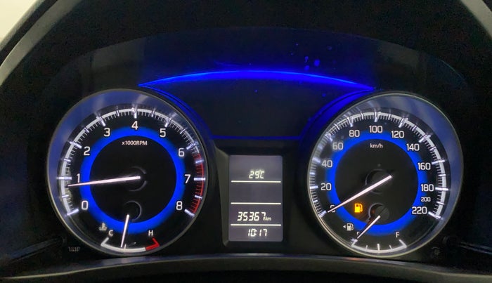 2020 Maruti Baleno DELTA PETROL 1.2, Petrol, Manual, 35,358 km, Odometer Image