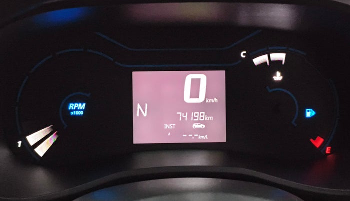 2021 Renault Kwid RXT 1.0 AMT (O), Petrol, Automatic, 74,198 km, Odometer Image