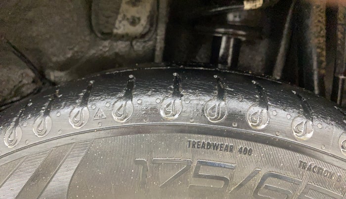 2021 Tata Tiago XZA PETROL, Petrol, Automatic, 42,883 km, Left Rear Tyre Tread