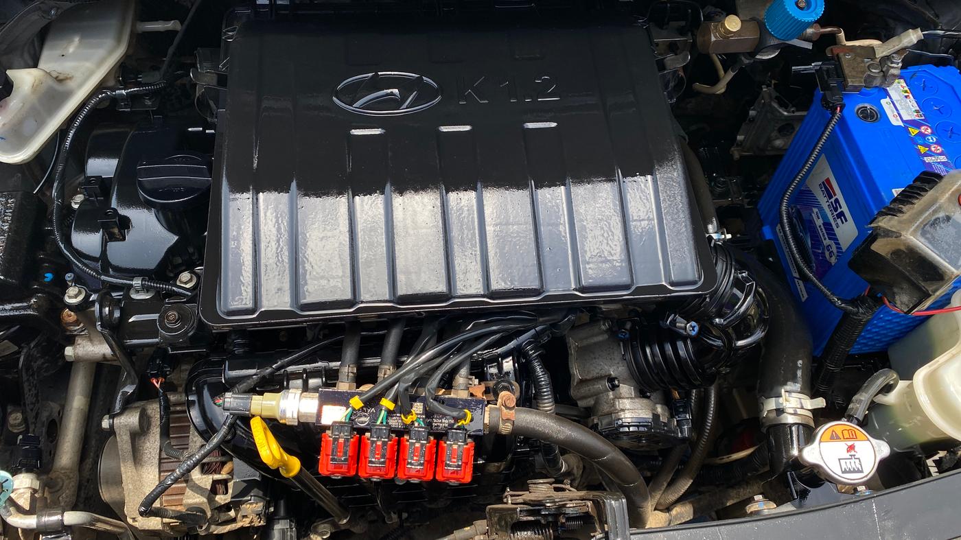 2018 Hyundai Xcent S 1.2, CNG, Manual, 99,084 km, Engine View