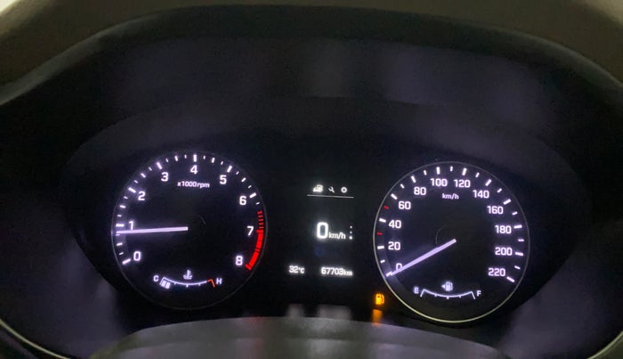 2016 Hyundai Elite i20 ASTA 1.2 (O), Petrol, Manual, 67,676 km, Odometer Image