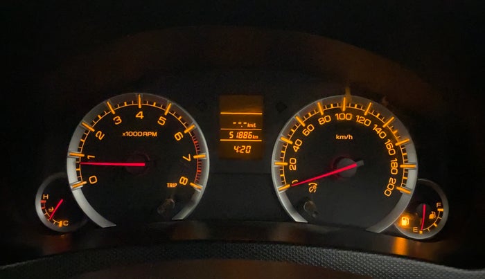 2012 Maruti Swift VXI, Petrol, Manual, 52,117 km, Odometer Image
